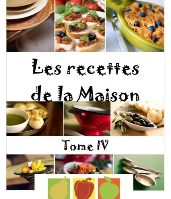 tome 4 livret recettes